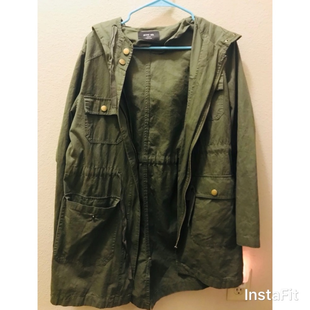 Green Trench Coat